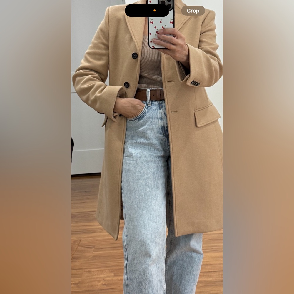 Stylish Tan Overcoat